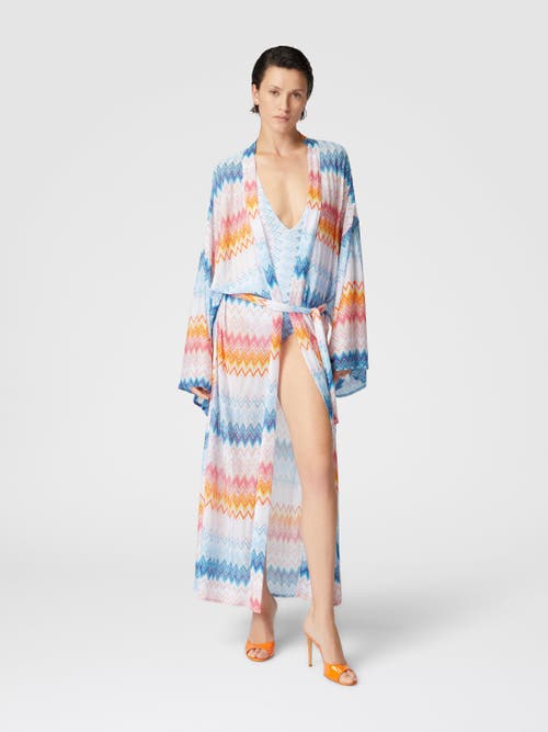 Missoni Zigzag Lamé Cover-up In Multicoloured