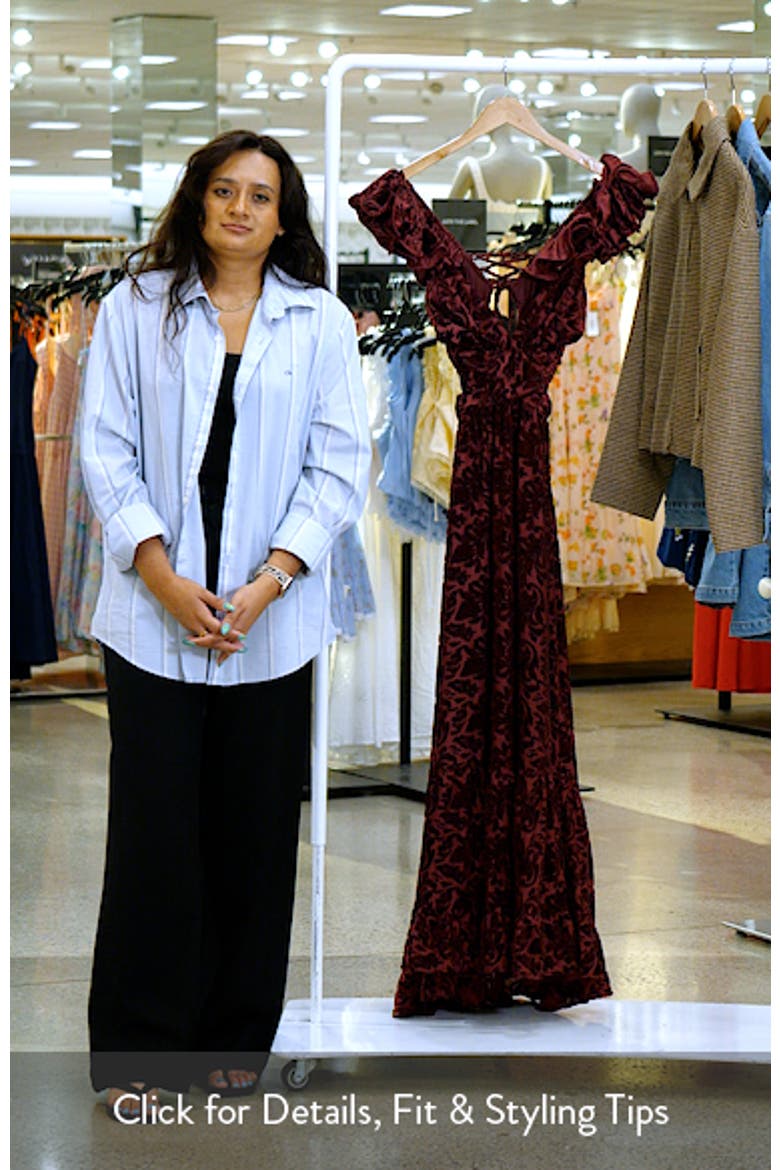 Harmony Beaded Cutout Maxi Dress video
