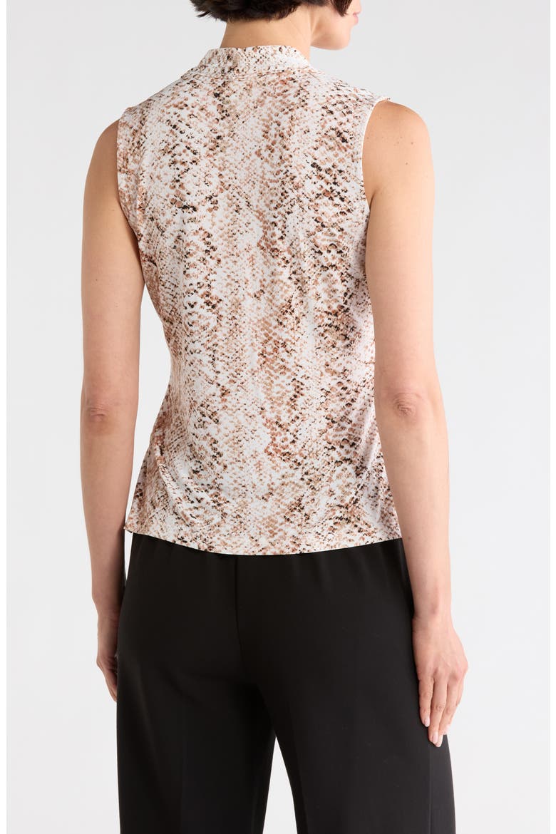 Python Print V-Neck Camisole, Alternate, color, ADOBE MULTI
