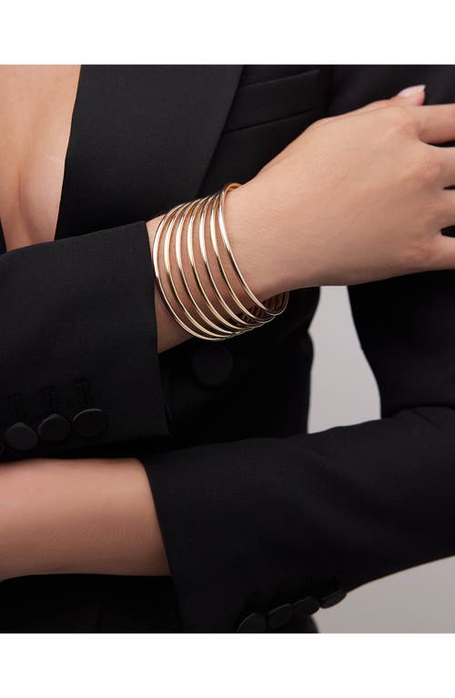 Jennifer Fisher Set Of 7 Mixed Metal Bangles