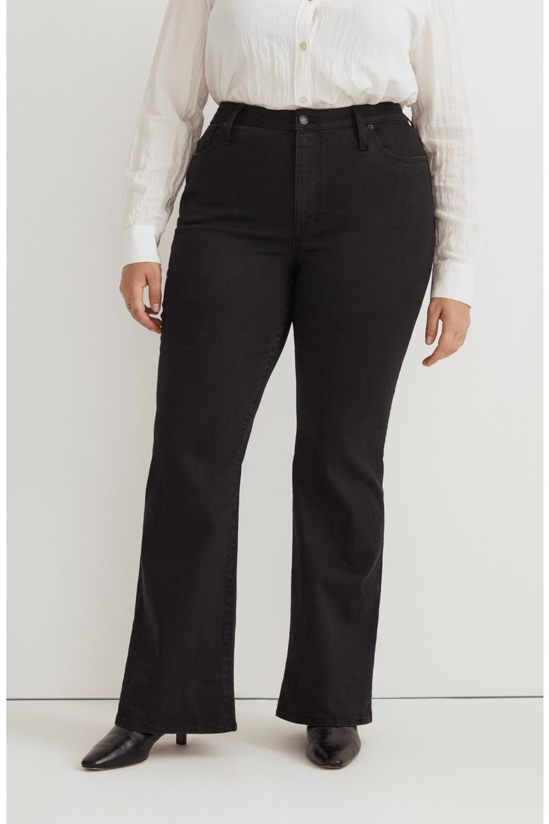 Skinny Flare Jeans, Alternate, color, BLACK FROST