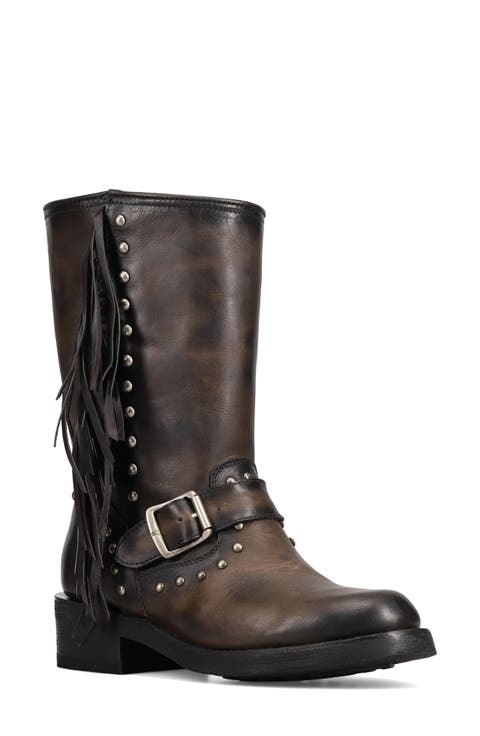 Viv Fringe Trim Boot (Women)