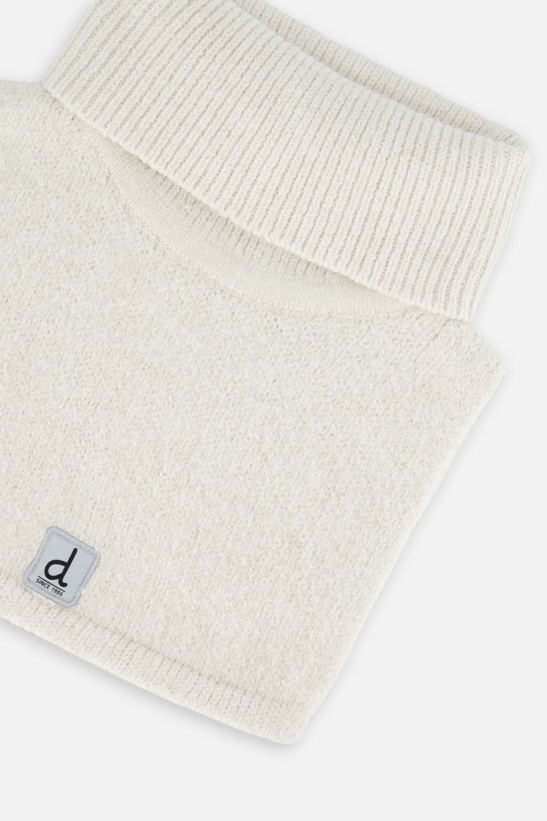 Foldover Knit Fleece Lined Turtle Neckwarmer, Alternate, color, Off-White