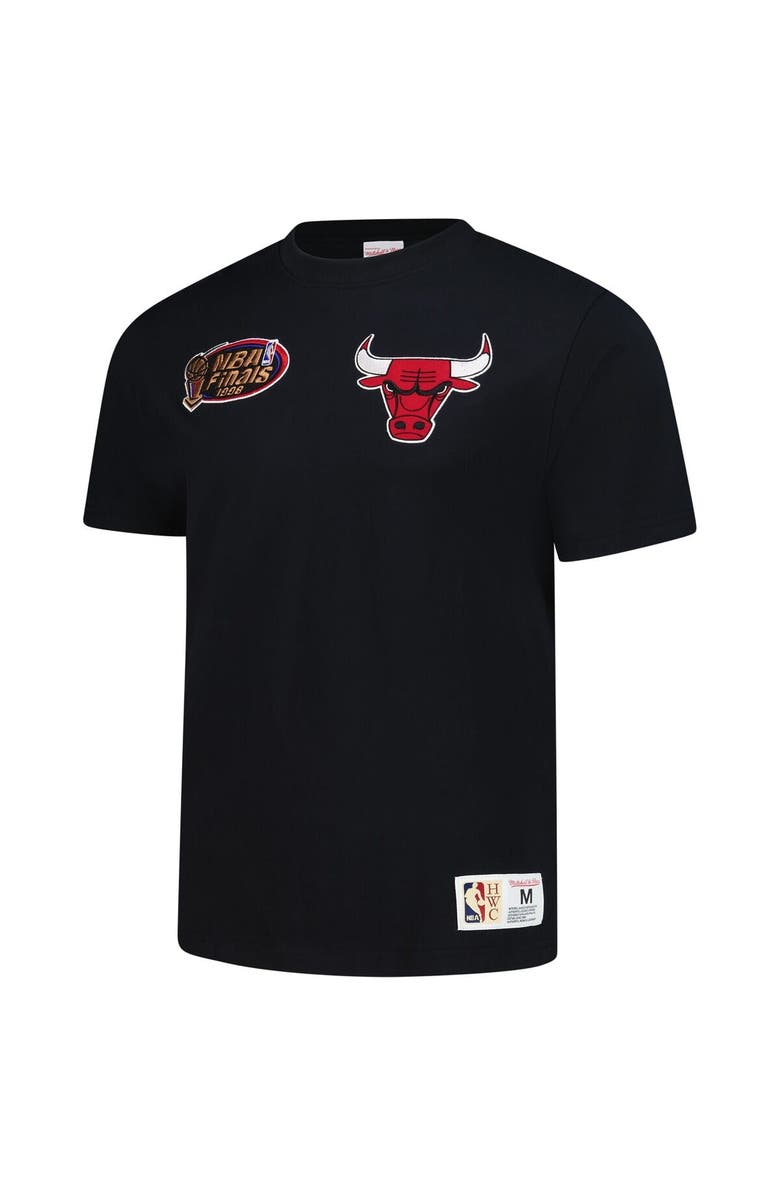 Mitchell & Ness Men's Mitchell & Ness Scottie Pippen Black Chicago Bulls Hardwood Classics NBA Legends T-Shirt, Alternate, color, Black
