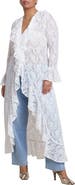 ELOQUII Lace Ruffle Duster