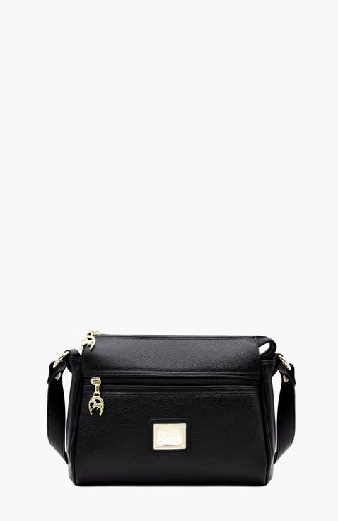 Muse 373 Pebbled Leather Crossbody Bag