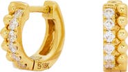 Sethi Couture Tiia 18k Gold Diamond Huggie Hoop Earrings
