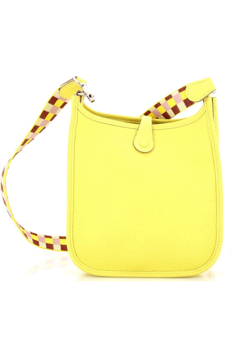 Pre-Owned Hermes Evelyne Bag Gen III Clemence TPM, Alternate, color, Lime