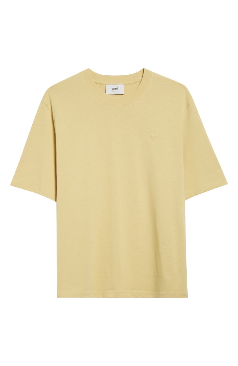 AMI PARIS Ami de Coeur Cotton T-Shirt, Alternate, color, Anis