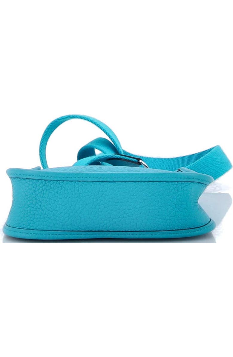 Pre-Owned Hermes Evelyne Bag Gen III Clemence TPM, Alternate, color, Bleu Zanzibar