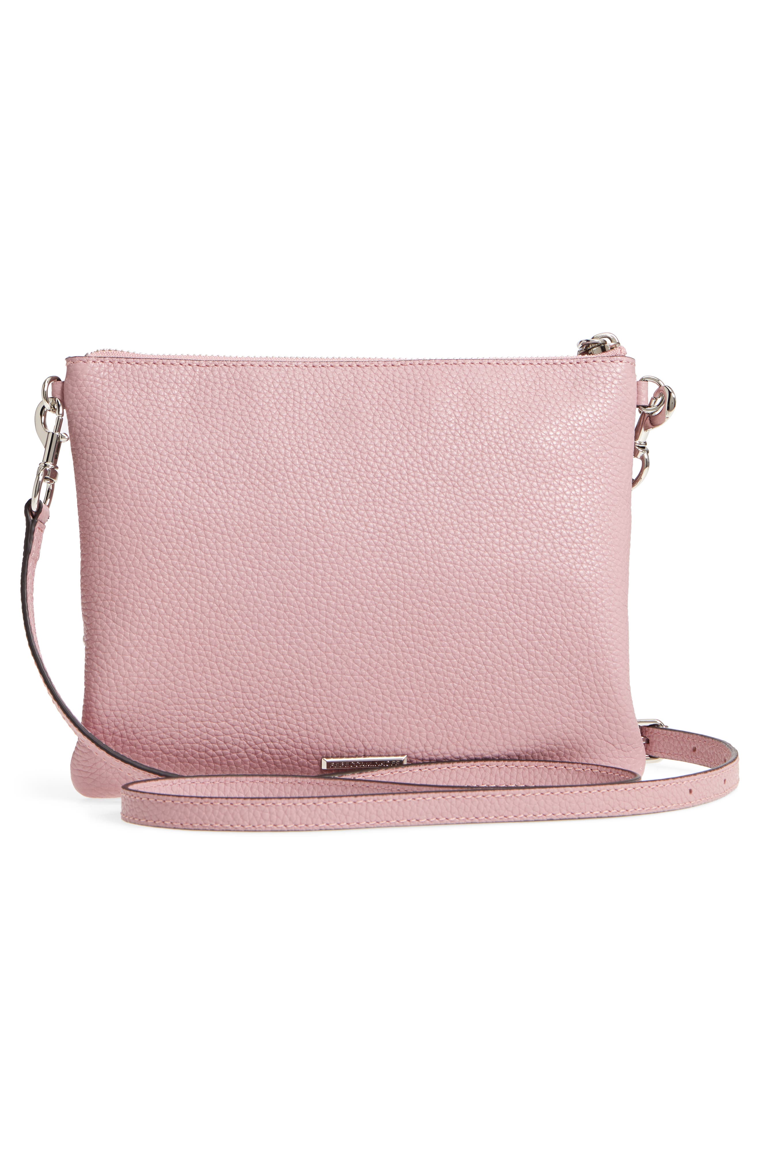 Jon Studded Leather Crossbody Bag, Alternate, color, LILAC ROSE