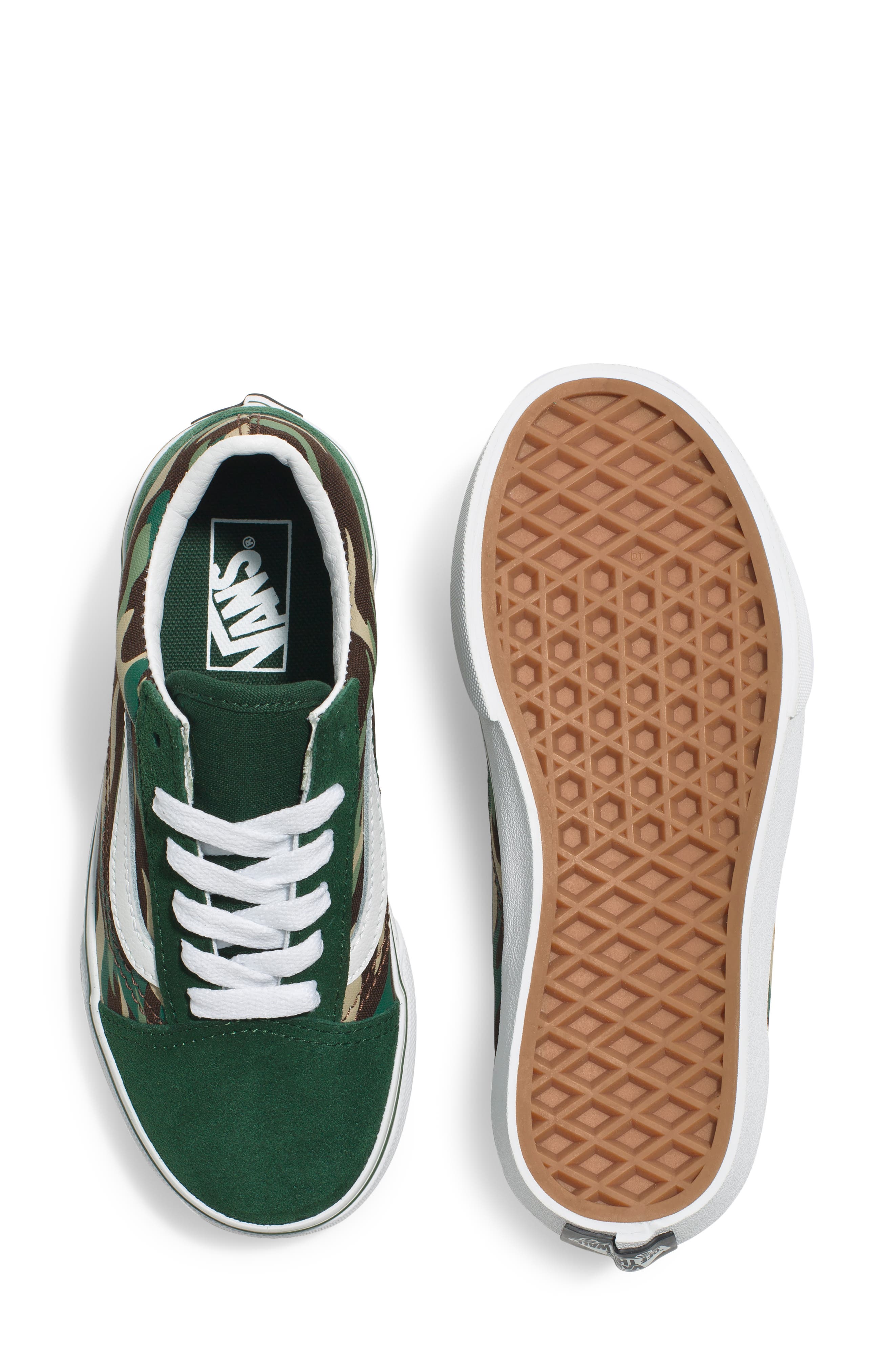Vans Kids' Old Skool Camo Sneaker, Alternate, color, 