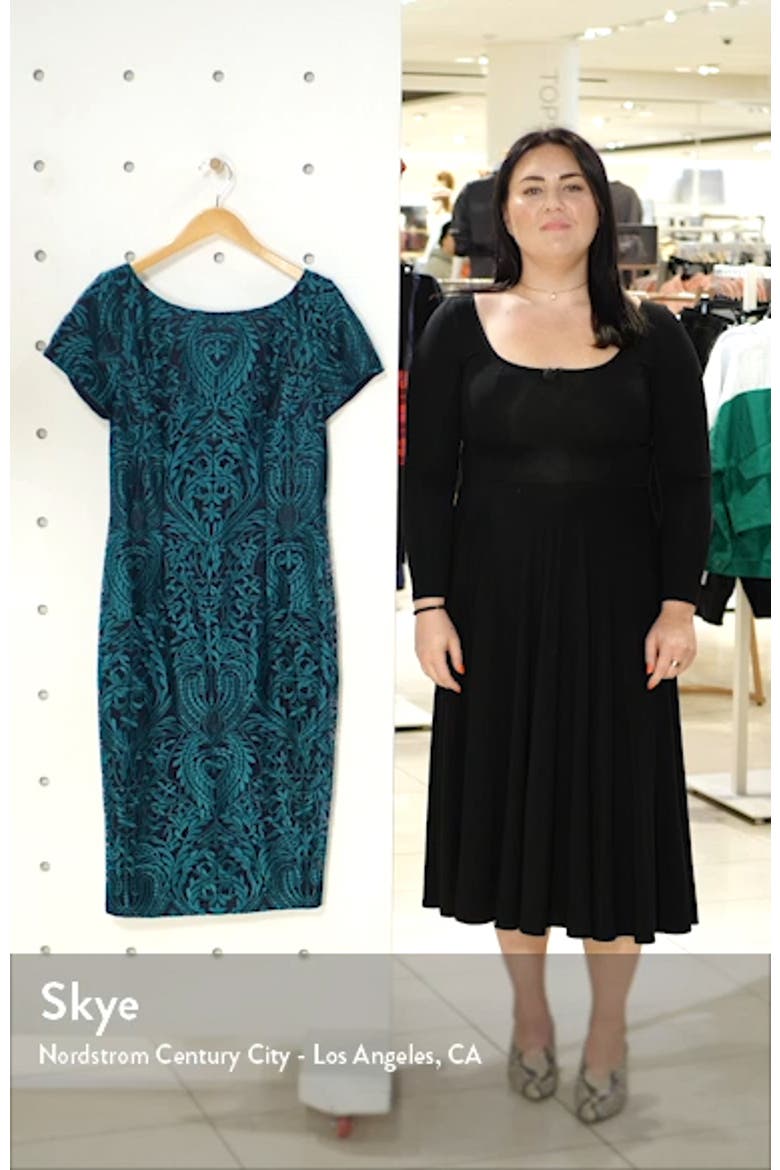 Floral Embroidered Cocktail Dress video