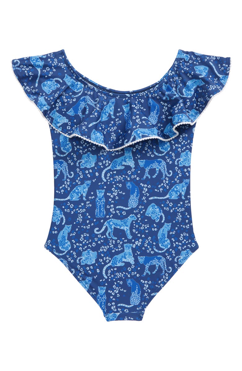 Snapper Rock Ruffle One-Piece Swimsuit, Alternate, color,