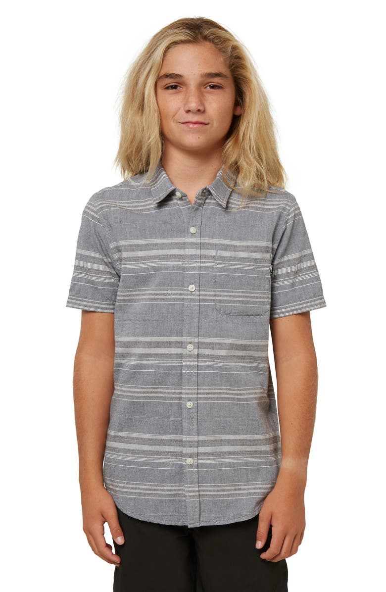 O'Neill Rivera Stripe Button-Down Shirt, Alternate, color,