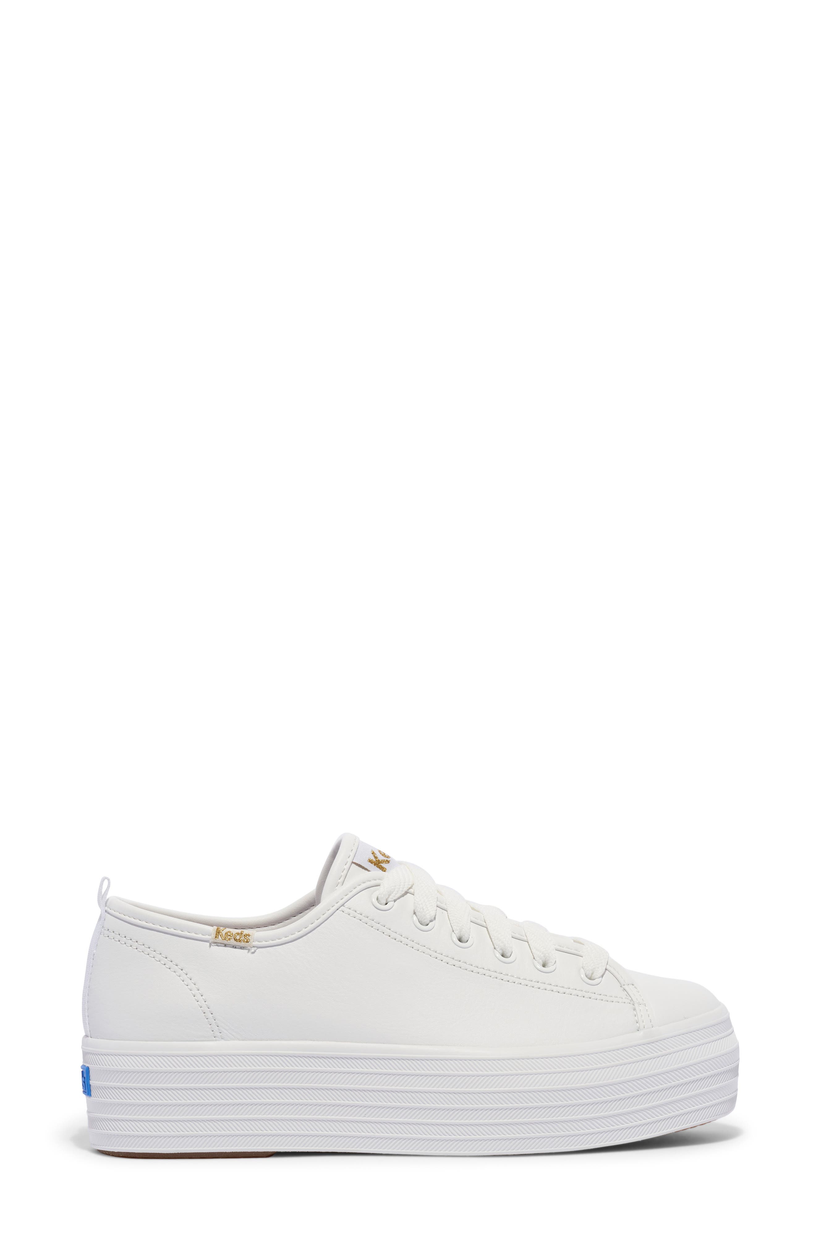 Keds<sup>®</sup> Triple Up Sneaker, Alternate, color, White Leather
