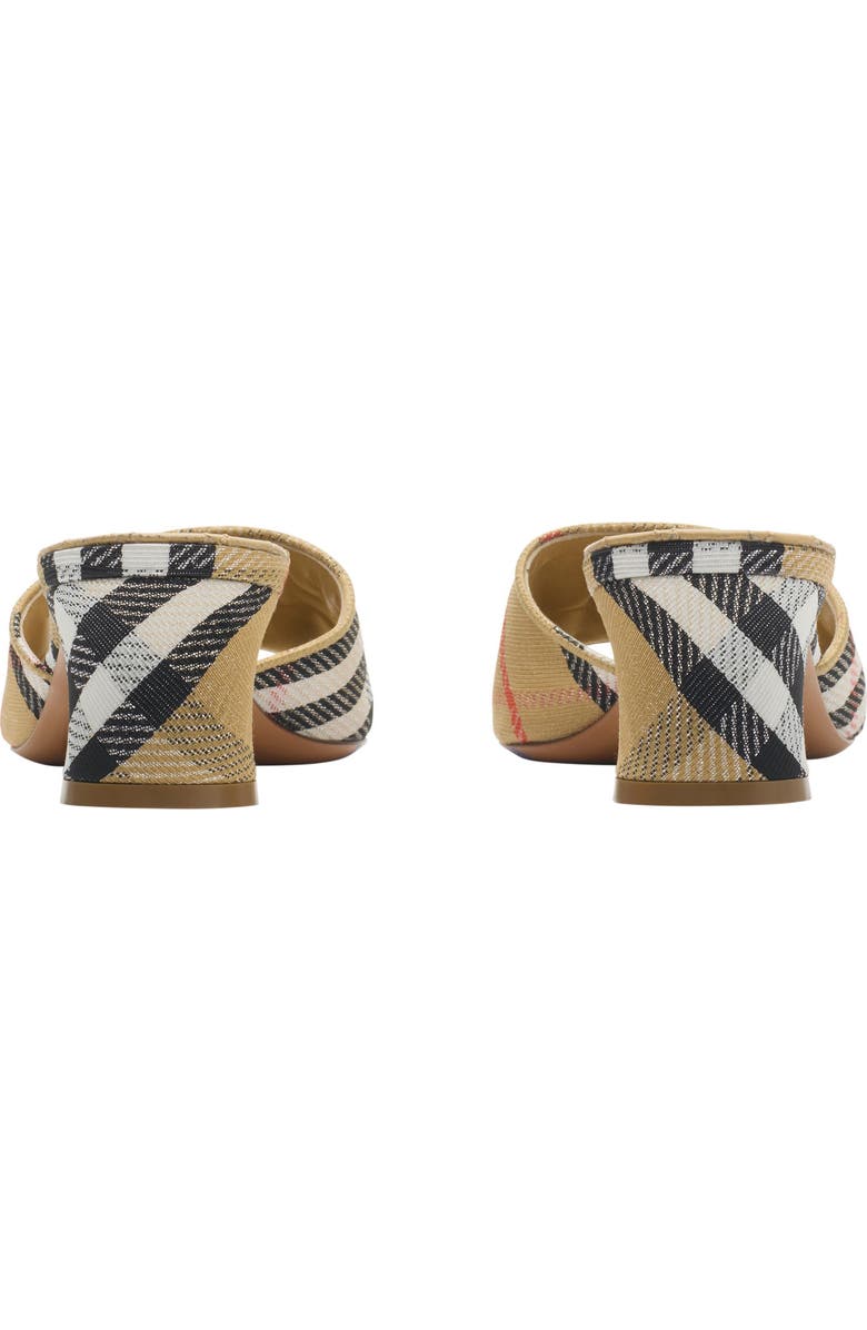 Burberry Sloane Check Slide Sandal, Alternate, color, Beige