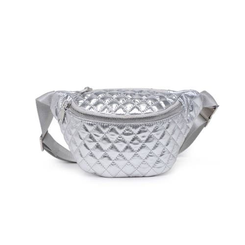Moda Luxe Ariana Belt Bag In Silver