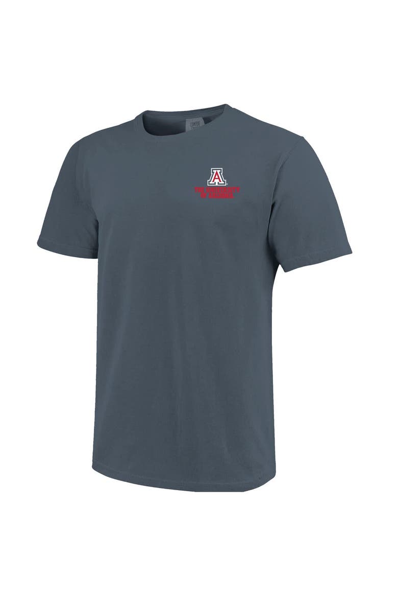 Men's  Navy Arizona Wildcats Comfort Colors Thick Lined Landscape T-Shirt, Alternate, color, Navy