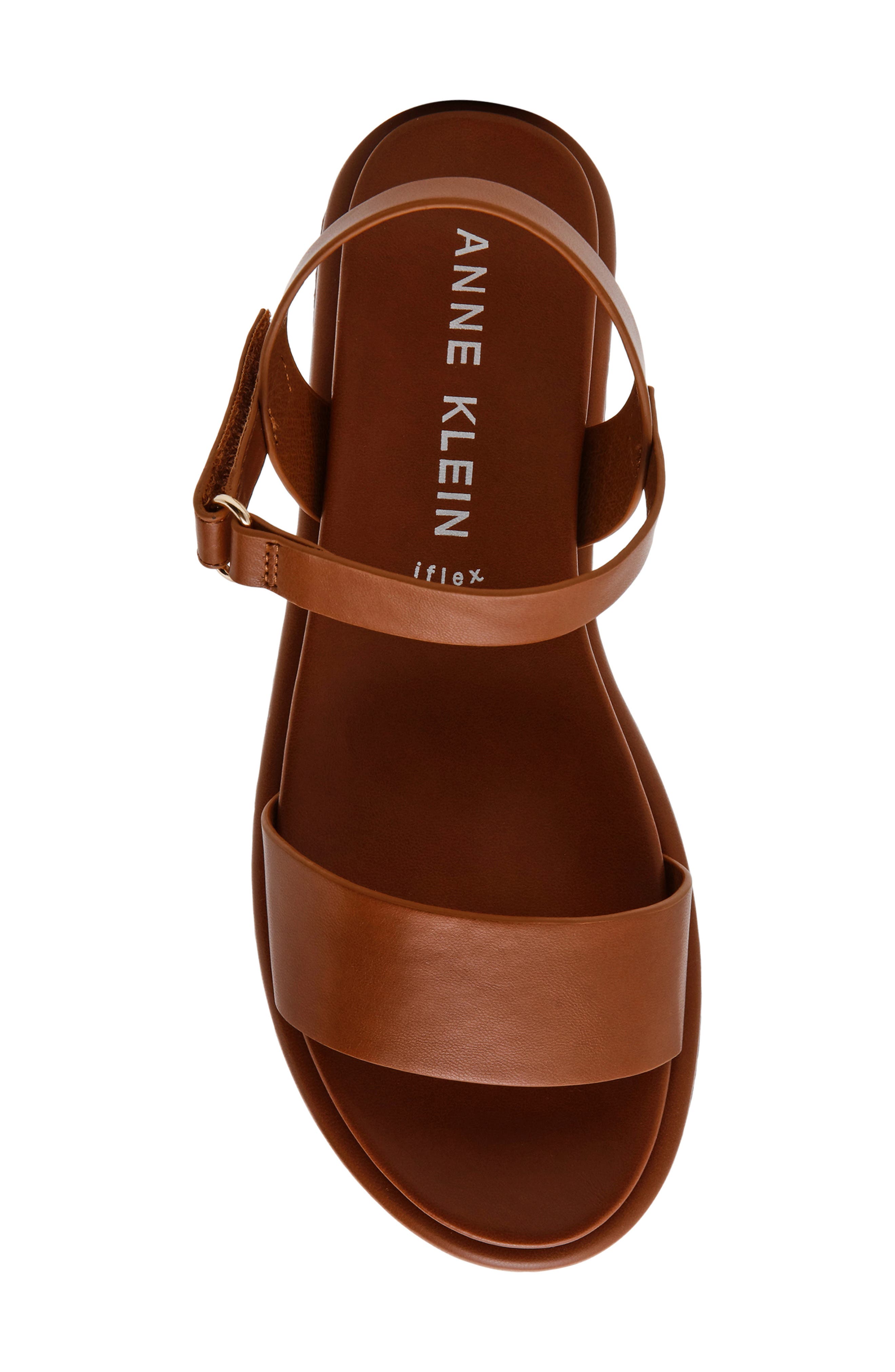 Elani Ankle Strap Sandal, Alternate, color, COGNAC