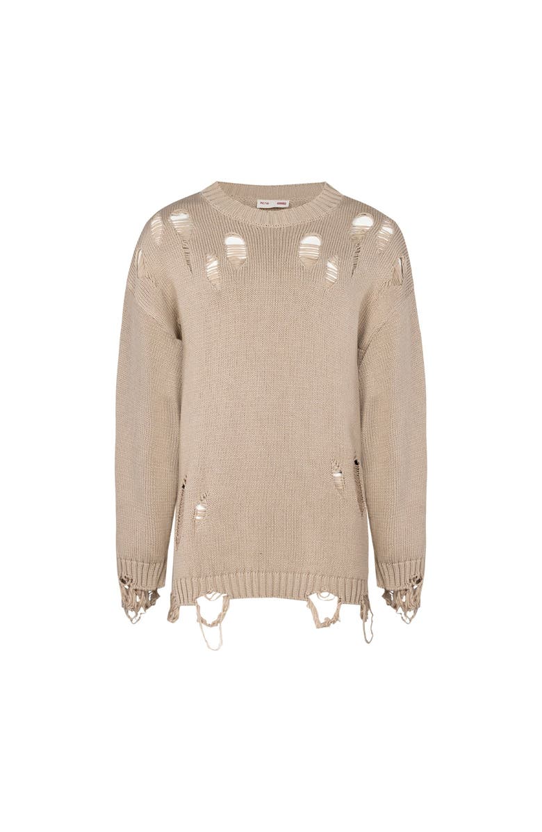 PCFG Your *Itch Ripped Knit Sweat, Alternate, color, Beige