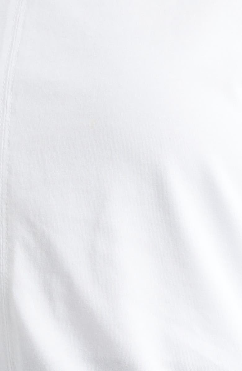 3.1 Phillip Lim Mixed Media T-Shirt & Pleated Skirt Dress, Alternate, color, White-Midnight