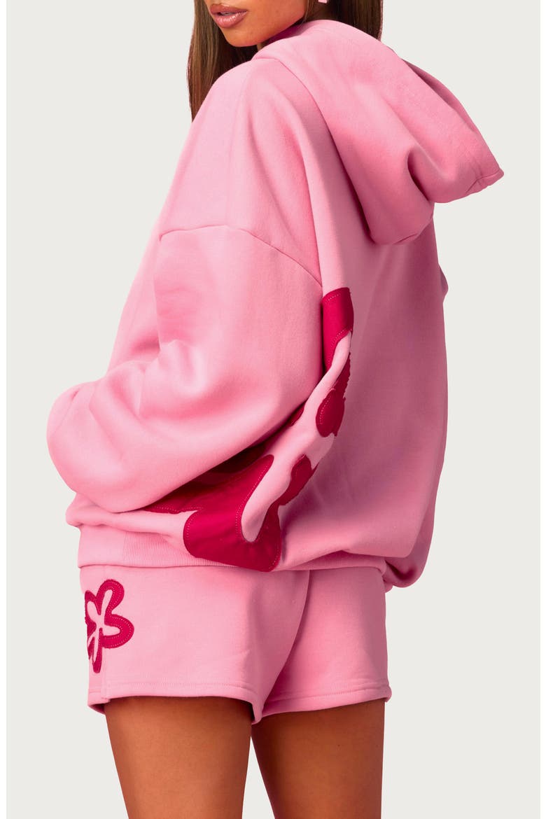 x Barbie™ Blossom Oversize Hoodie, Alternate, color, PINK