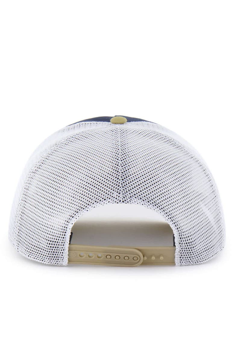 '47 Youth '47 Navy/Gold Georgia Tech Yellow Jackets Super Stripe Hitch Adjustable Trucker Hat, Alternate, color, Navy