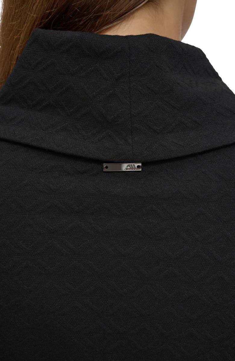 Andrew Marc Sport Textured Cowl Neck Tunic, Alternate, color, 