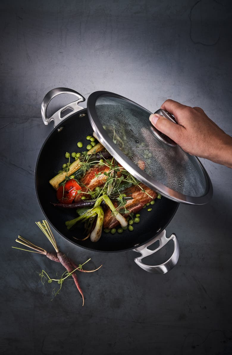 Scanpan CS+ 5.25-Quart Nonstick Chef's Pan with Lid, Alternate, color, Silver