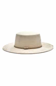 MODERN MONARCHIE Wide Brim Suede Hat