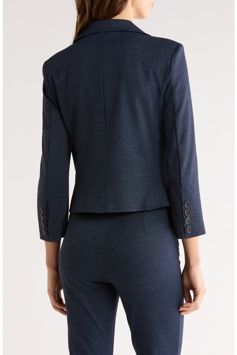 Easy Single Breasted Blazer, Alternate, color, INDIGO NAVY