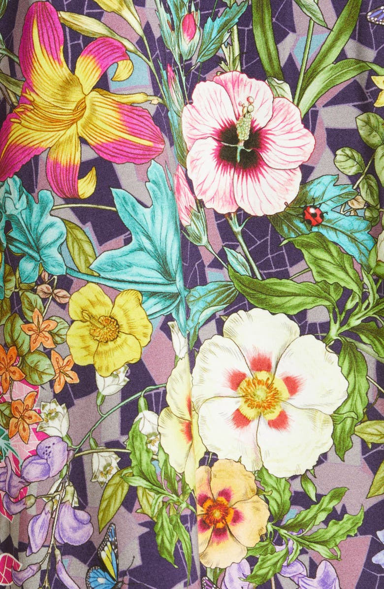 Johnny Was Cisco Floral V-Neck T-Shirt, Alternate, color,