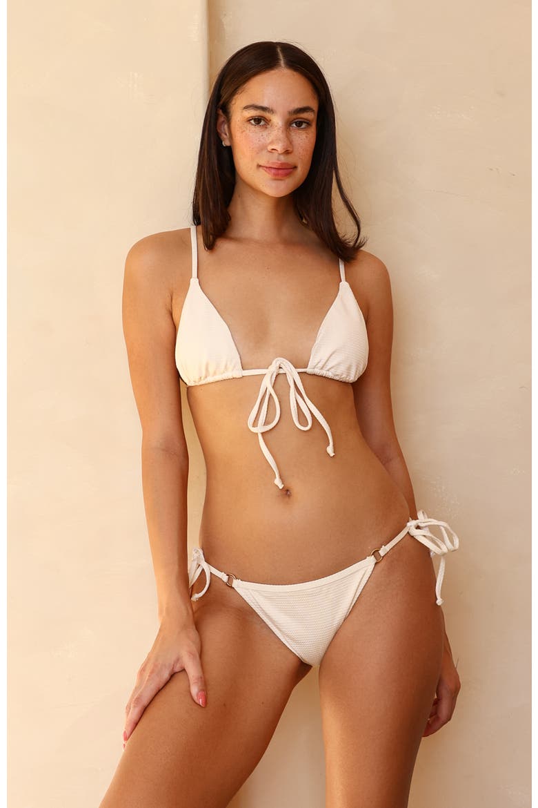 Talia Cheeky Bikini Bottom, Alternate, color, Dove