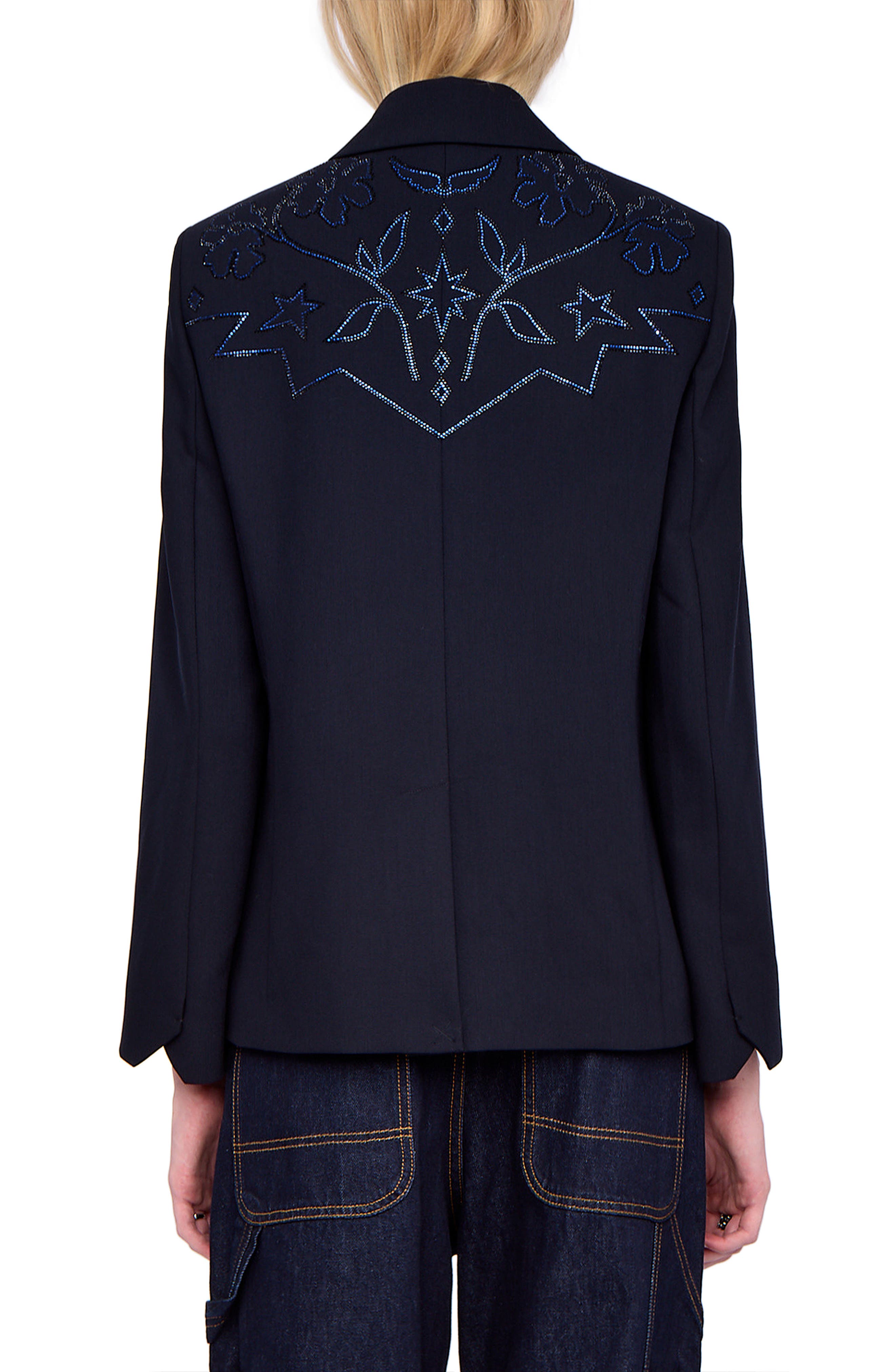 Tailleur Crystal Embellished Blazer - image 2