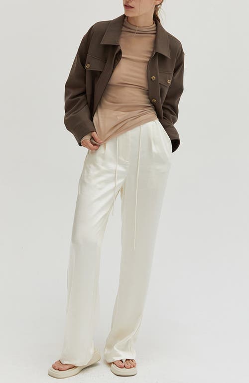 CRESCENT CRESCENT GABARDINE SHIRT JACKET 