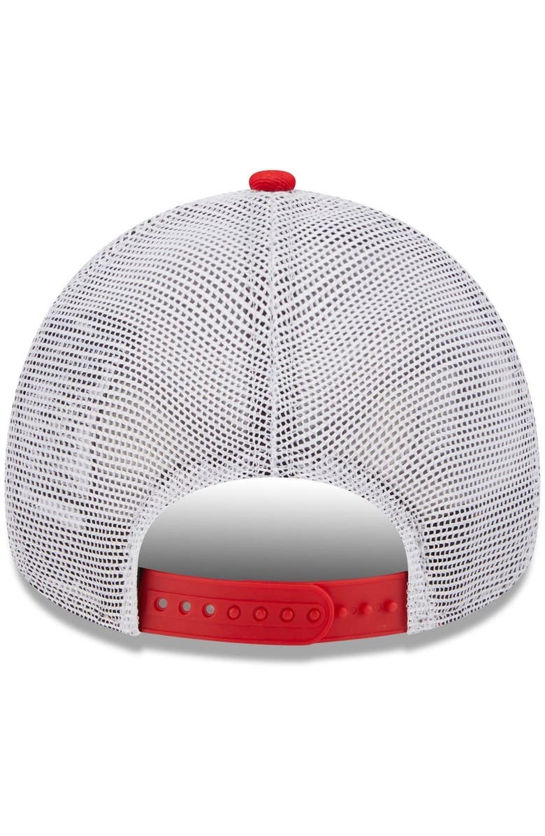 New Era Men's New Era Red/White Kansas City Chiefs Gradient Trucker 9FORTY Snapback Hat, Alternate, color,