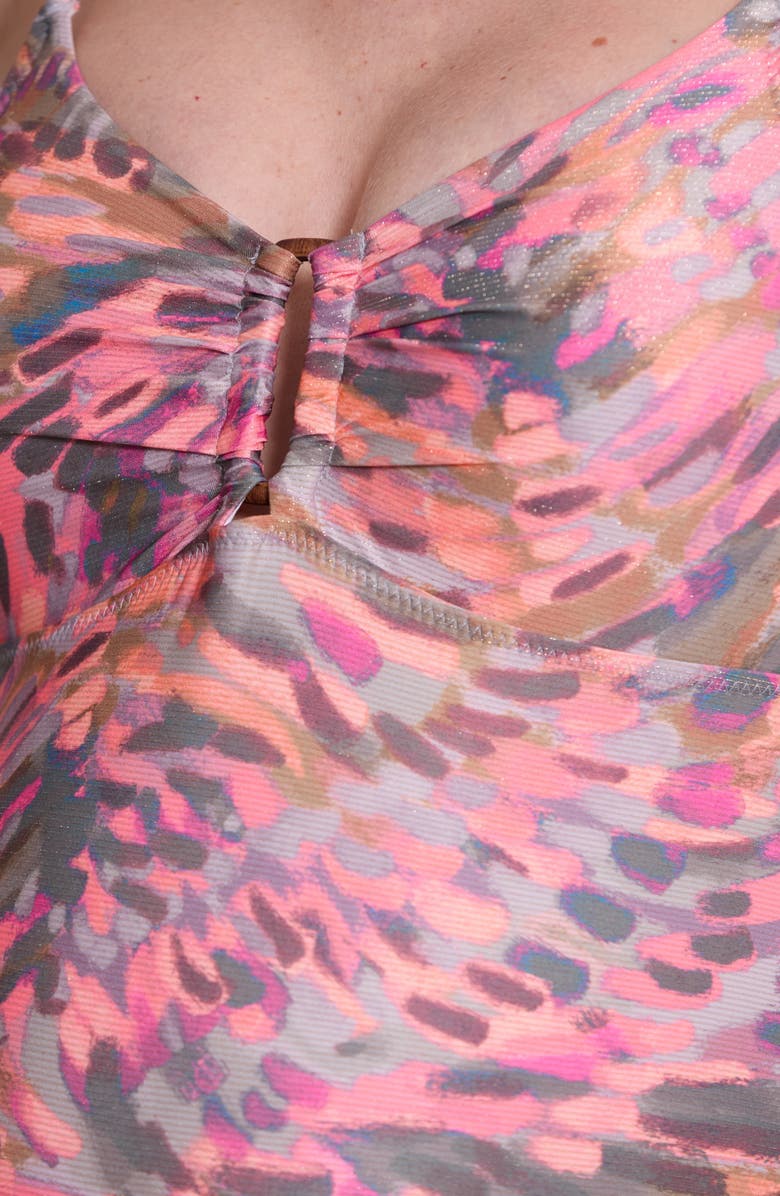 Cache Coeur Paradise One piece maternity swimsuit, Alternate, color, Multicolor