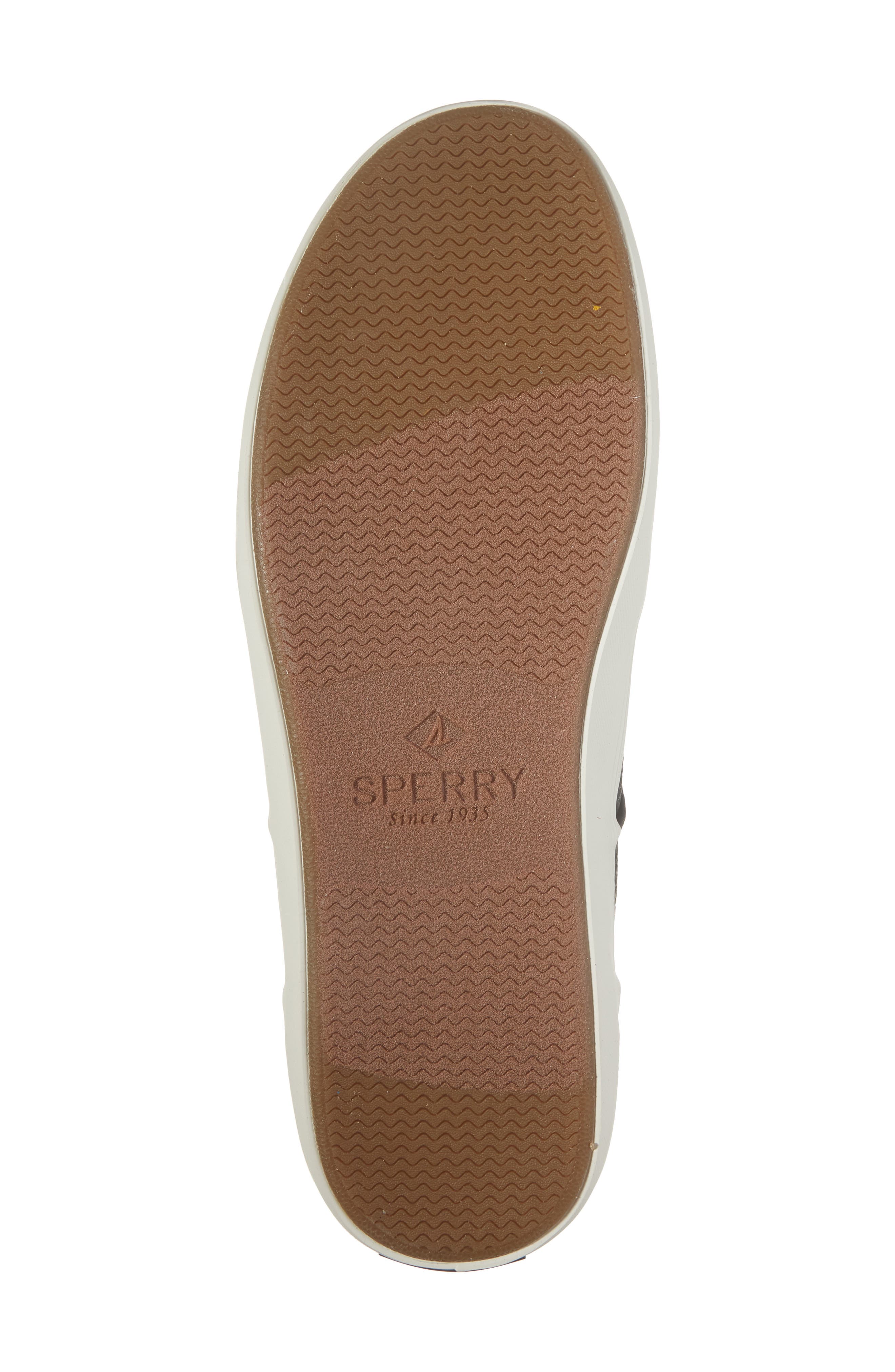 Sperry Mocstripe Sneaker, Alternate, color, Black