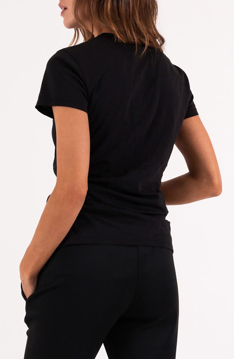 Pam & Gela Side Ruched T-Shirt, Alternate, color,