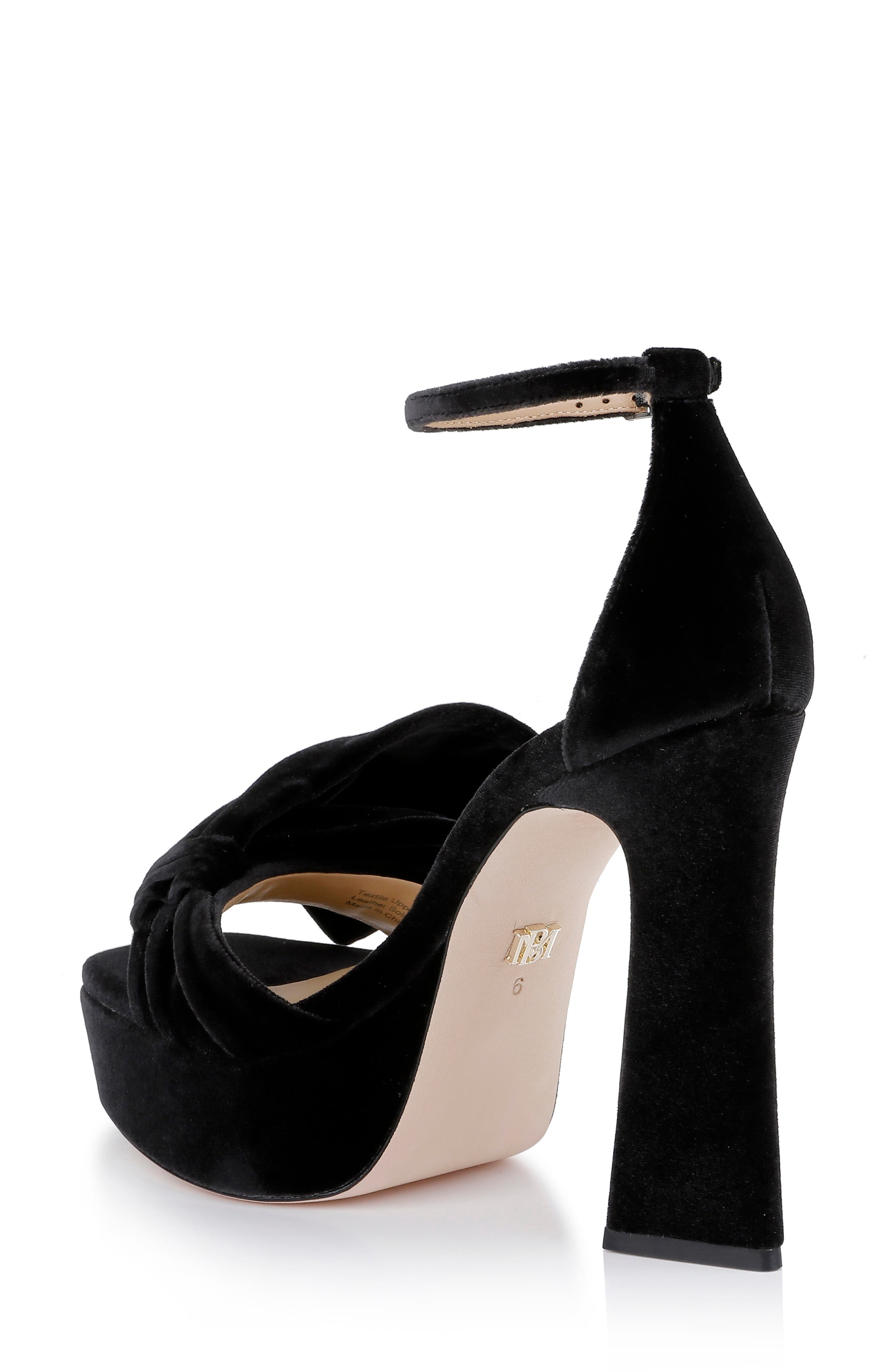 Badgley Mischka Collection Alora II Ankle Strap Platform Sandal, Alternate, color, 