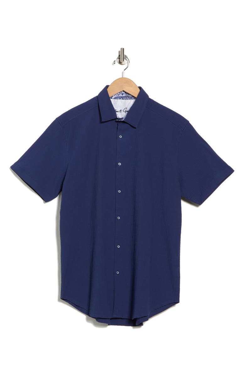 Robert Graham Piers Short Sleeve Woven Shirt, Alternate, color,