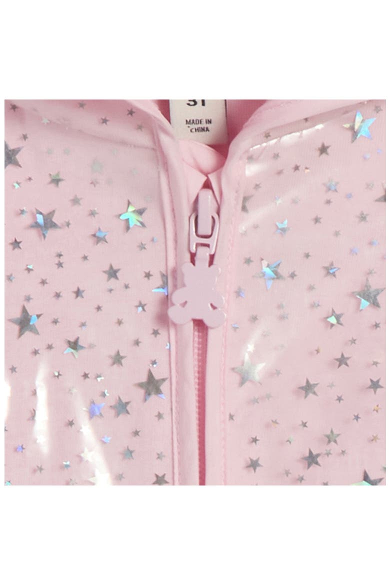 Kids' Chelsey Starry Rain Jacket, Alternate, color, PINK