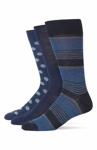 Lorenzo Uomo Assorted 3-Pack Wool Blend Crew Socks