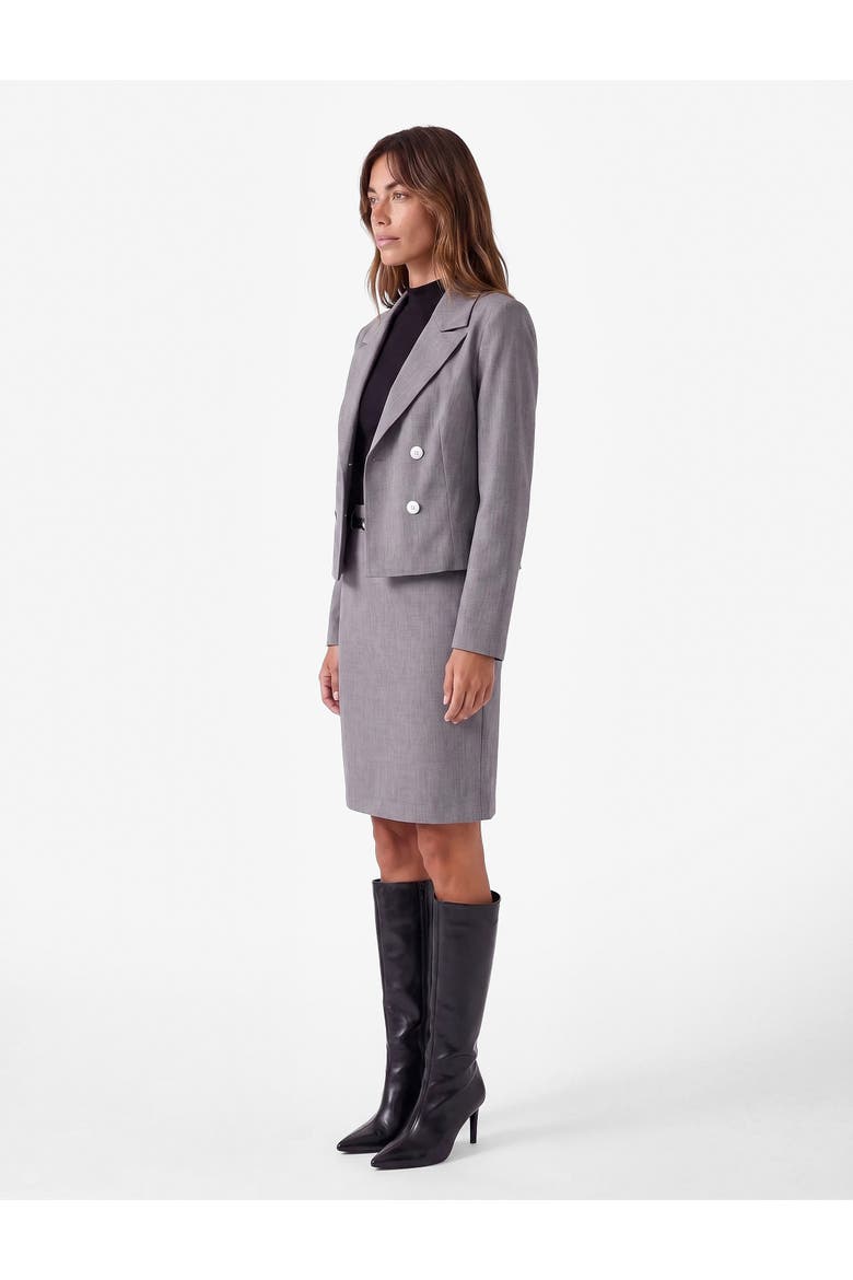 Pencil Skirt, Alternate, color, GREY
