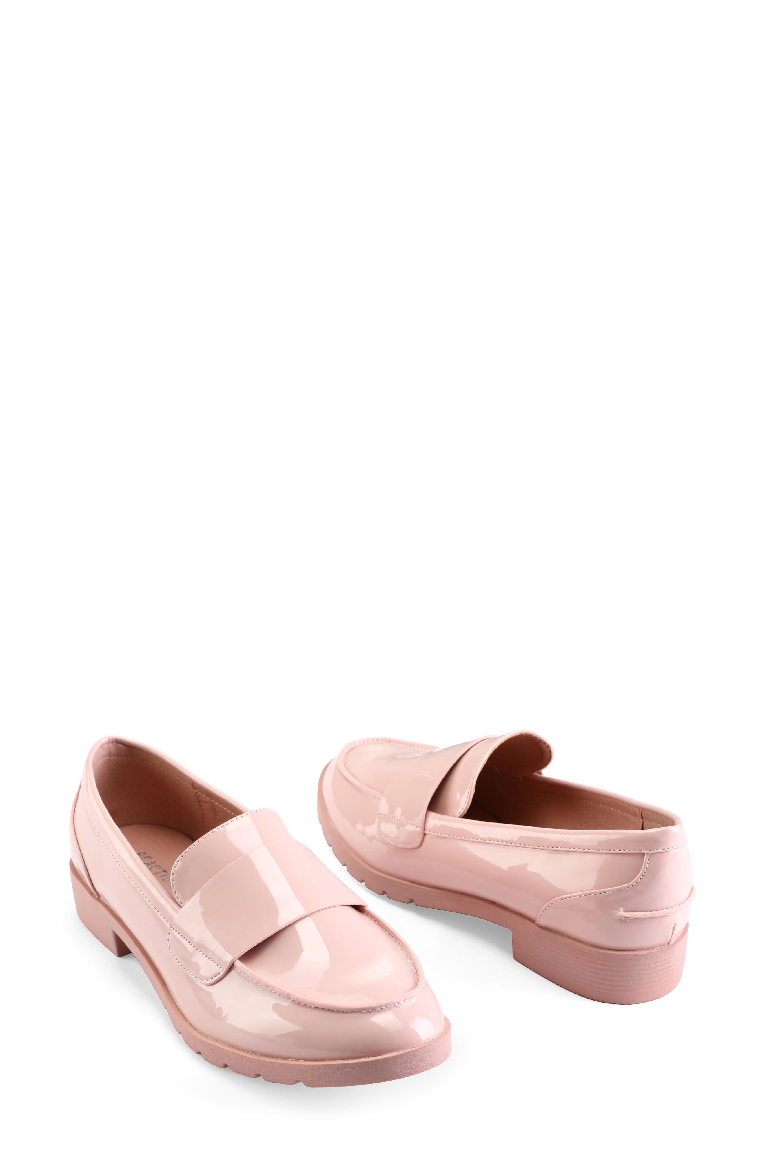 Kenneth Cole Reaction Fern Loafer, Alternate, color, Ballet Pink Patent