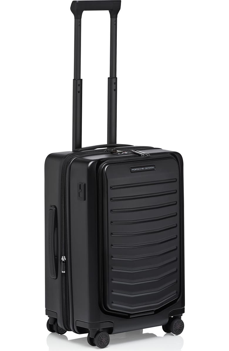 Porsche Design Roadster Cabin Small 21-Inch Spinner Carry-On, Alternate, color, Matte Black