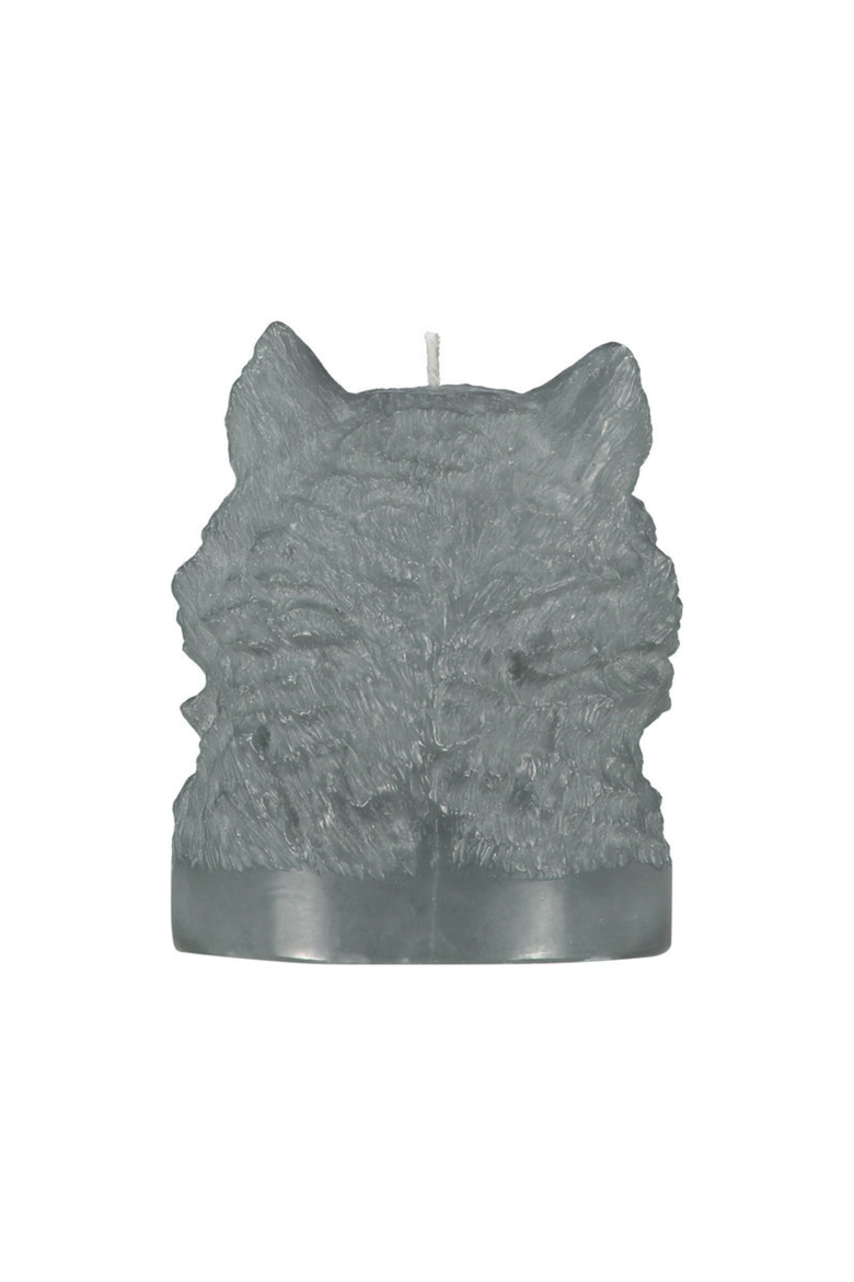 Wolf Head Candle, Alternate, color, Gunmetal Grey