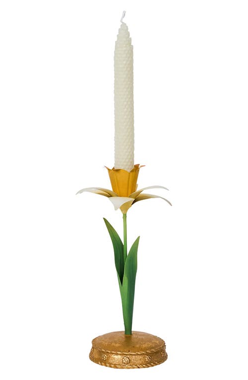 Juliska Meadow Walk Daffodil 9 Candlestick In Yellow