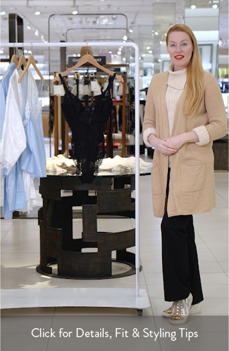 Ana Underwire Side Support Sexy Plunge Bodysuit, sales video thumbnail